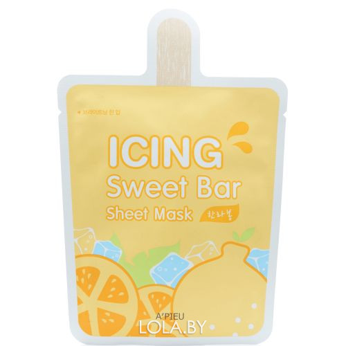Тканевая маска APIEU с экстрактом мандарина Icing Sweet Bar Sheet Mask Hanrabong