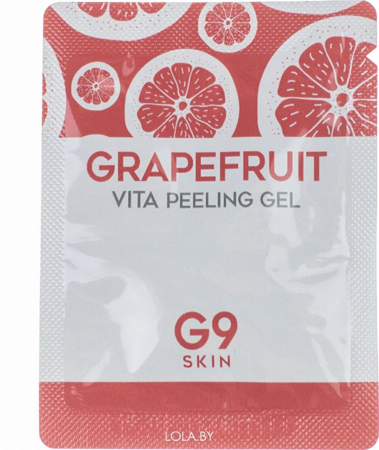 ПРОБНИК Гель для лица G9 Skin Grapefruit Vita Peeling Gel Pouch 2 мл