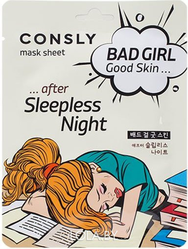 Тканевая маска BAD GIRL - Good Skin после бессонной ночи after Sleepless Night 23 мл