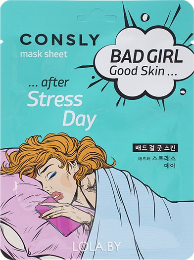 Тканевая маска BAD GIRL - Good Skin после тяжелого дня after Stress Day 23 мл