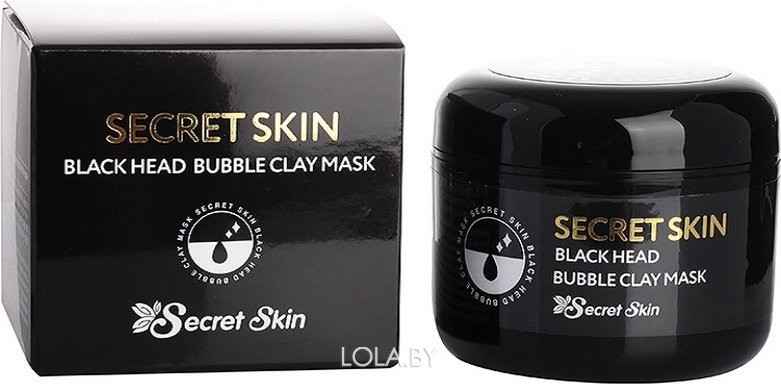 Маска Secret Skin BLACK HEAD BUBBLE CLAY MASK 100 мл
