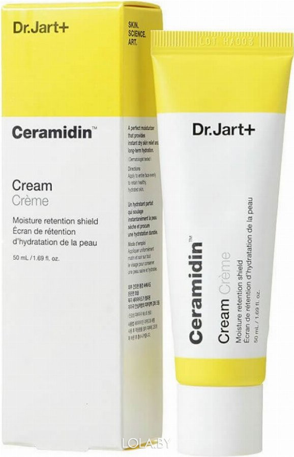 Крем для лица Dr.Jart+ с керамидами Ceramidin Cream Moisture Retention Shield 50 мл