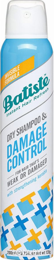 Сухой шампунь Batiste DAMAGE CONTROL для слабых или поврежденных волос 200 мл