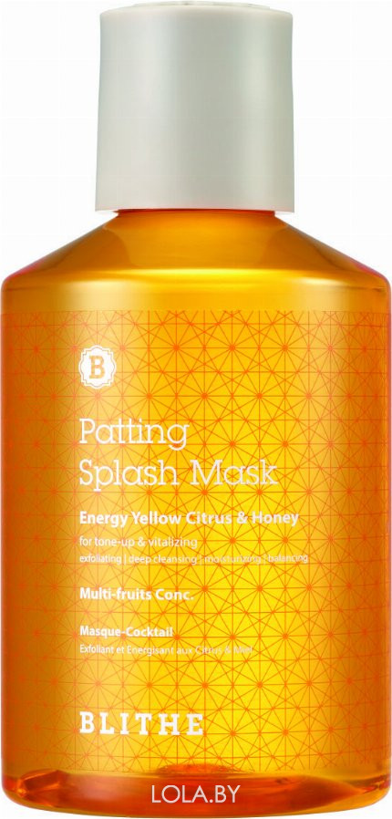 Сплэш-маска Blithe Энергия Цитрус и мед Energy Yellow Citrus&Honey Splash Mask 70 мл