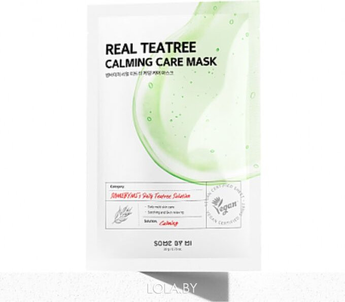Тканевая маска Some By Mi с экстрактом чайного дерева Real Teatree Calming Care 20 гр