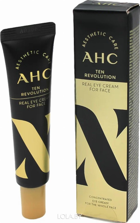 Крем для век AHC с эффектом лифтинга Ten Revolution Real Eye Cream For Face 12 мл