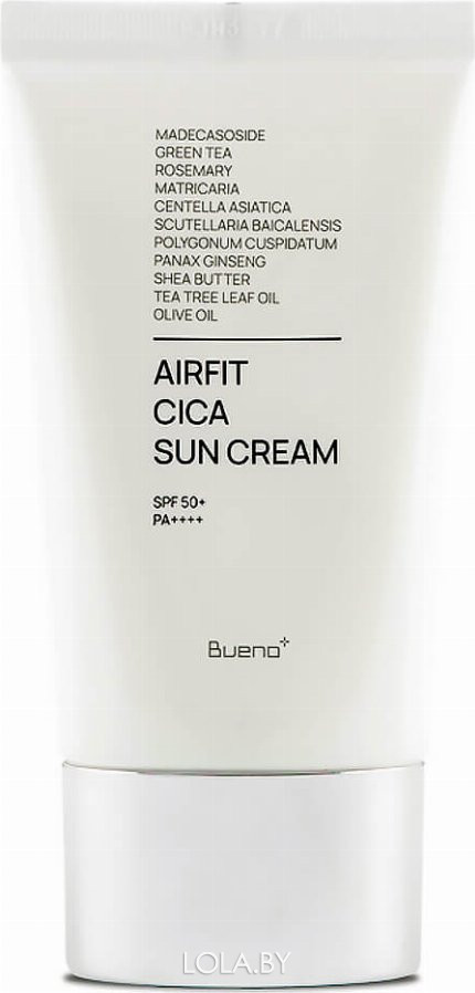 Солнцезащитный крем с центеллой на химических фильтрах Bueno Perfect Air Fit Cica Sun Cream SPF 50+ PA+++ 50ml