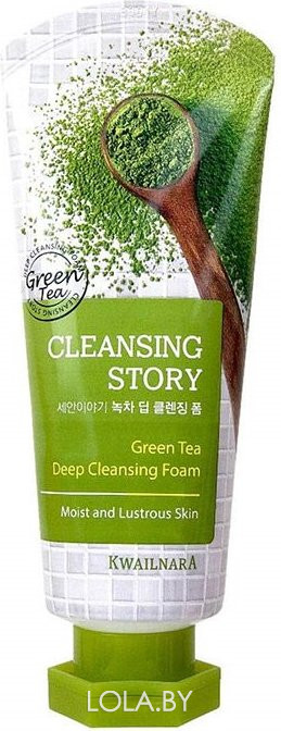 Пенка Welcos увлажняющая Cleansing Story Foam Cleansing Green Tea 120 гр