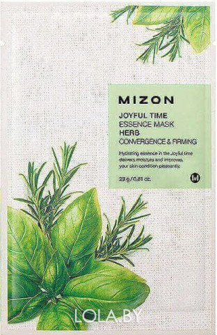 Тканевая маска для лица с комплексом травяных экстрактов Mizon Joyful Time Essence Mask Herb 23 гр