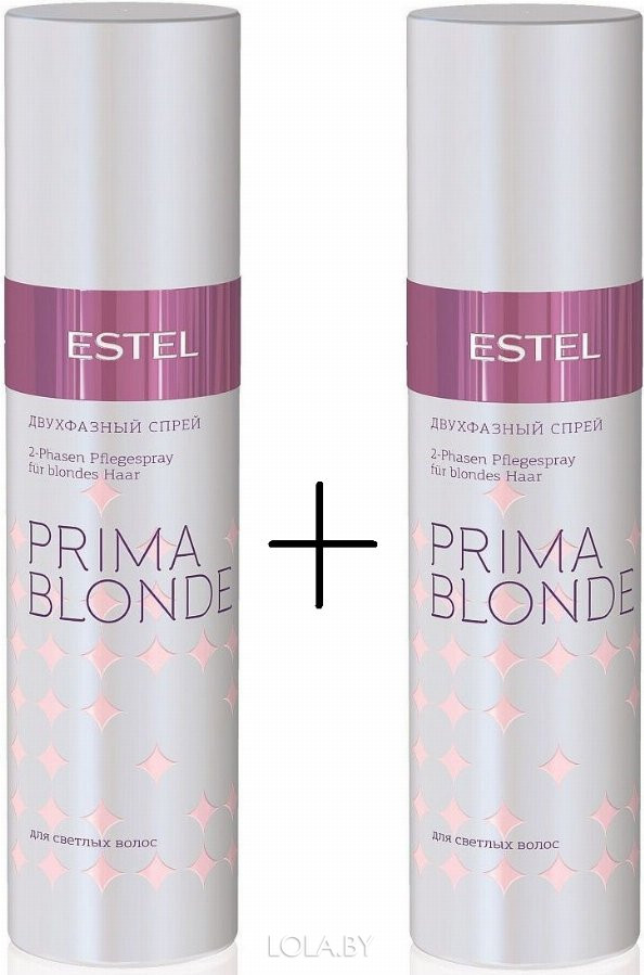 Двухфазный спрей ESTEL для светлых волос Spray PRIMA BLONDE 200 мл + 200 мл