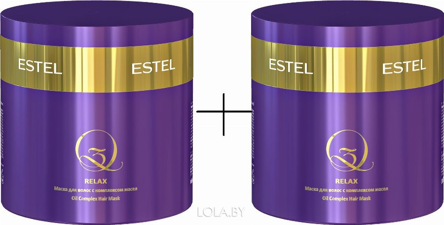 Маска Estel для волос с комплексом масел Q3 RELAX 300 мл + 300 мл