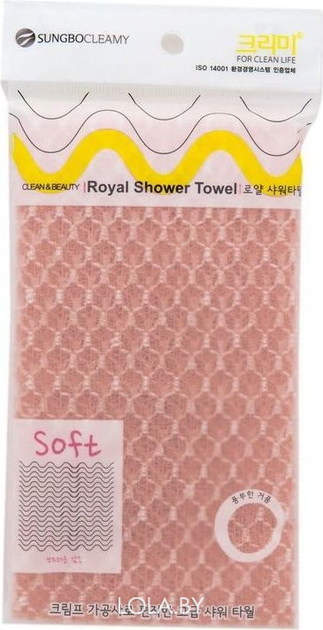 Мочалка для душа Sung Bo Cleamy Royal Shower Towel 28 см х 90 см