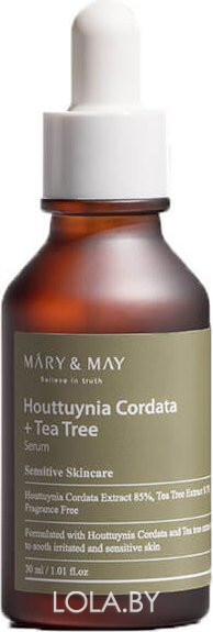 Сыворотка для проблемной кожи Mary & May Houttuynia Cordata +Tea Tree Serum 30 мл