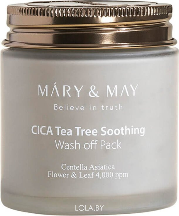 Успокаивающая маска Mary & May CICA TeaTree Soothing Wash off Pack 125 гр