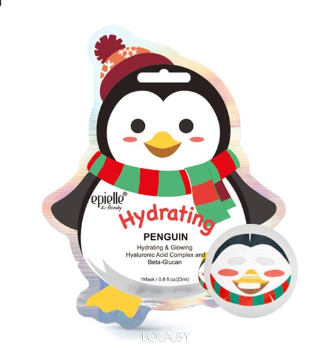 Маска новогодняя Eppielle Пингвинчик Penguin Character Mask 23 гр