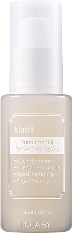 Гель для век Dear Klairs  с зеленым чаем и пептидами Fundamental eye awakening gel 35 мл