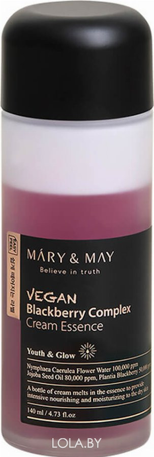 Крем-эссенция с ежевичным комплексом Mary & May Vegan Blackberry Complex Cream Essence 140 мл