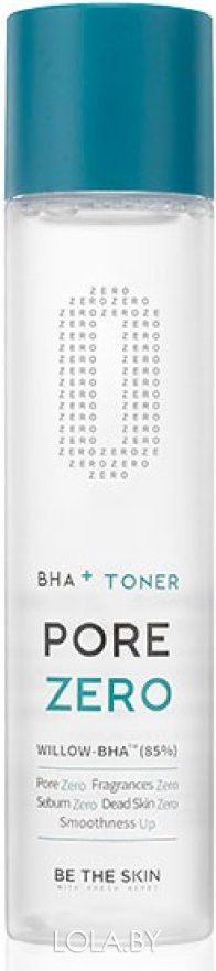 Тонер Be The Skin для сужения пор и борьбы с чёрными точками BHA+ Pore Zero Toner 150 мл