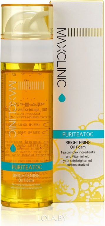 Масло-пенка MAXCLINIC Puriteatoc Brightening Oil Foam для умывания с витаминами 110 гр