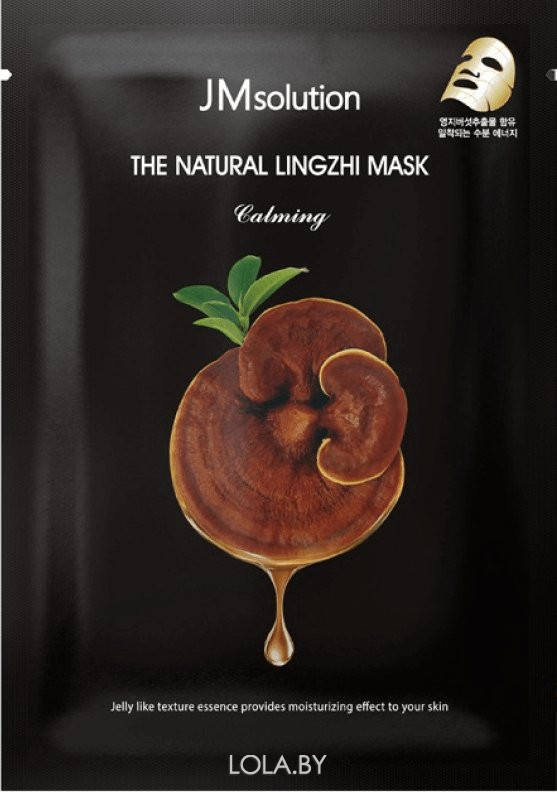 Тканевая маска JMsolution с экстрактом гриба Линчжи The Natural Lingzhi Mask Calming 30 мл
