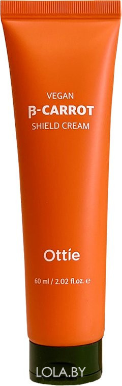 Укрепляющий крем Ottie на основе гидролата органической моркови Vegan Beta-Carrot Shield Cream 60 мл
