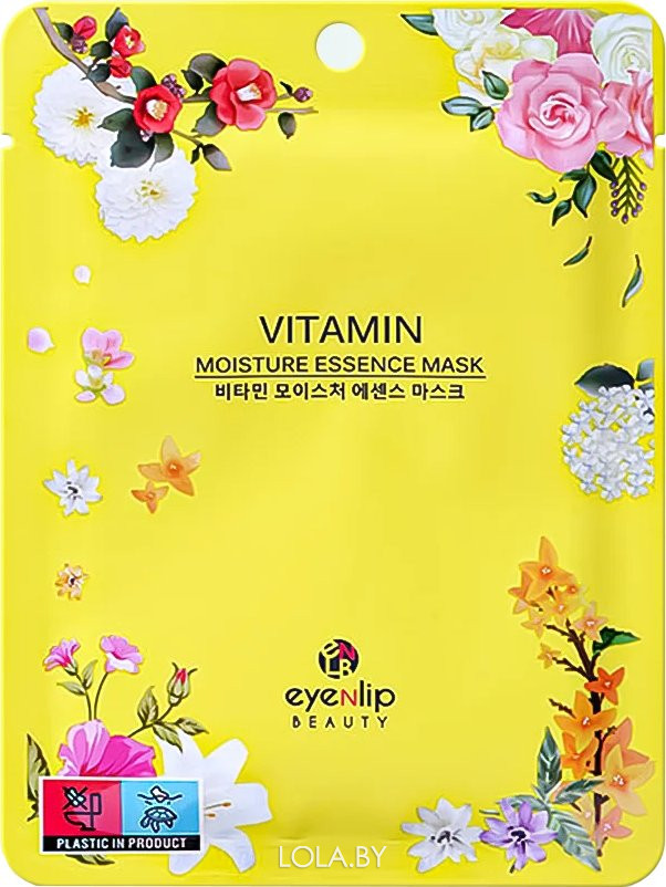 Тканевая маска Eyenlip витаминная Moisture Essence Mask Vitamin