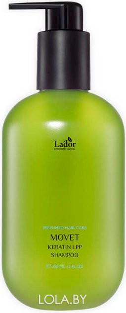 Парфюмированный шампунь для волос Lador с кератином KERATIN LPP SHAMPOO MOVET 350 мл
