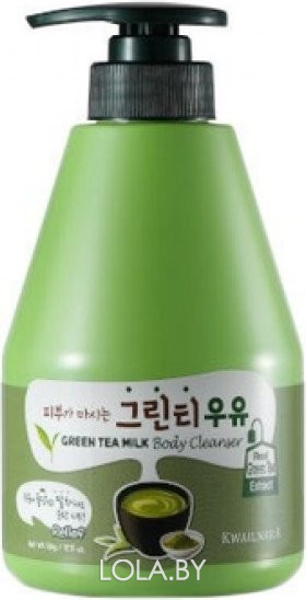 Гель для душа Welcos с зеленым чаем Kwailnara Green Tea Milk Body Cleanser 560 мл