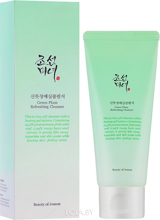 Гель-пенка для умывания Beauty of Joseon Green Plum Refreshing Cleanser 100 мл