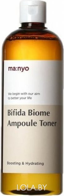 Тонер Manyo Factory укрепляющий с бифидобактериями Bifida Biome Ampoule Toner 400 мл