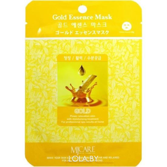Маска тканевая для лица MIJIN Essence Mask золото