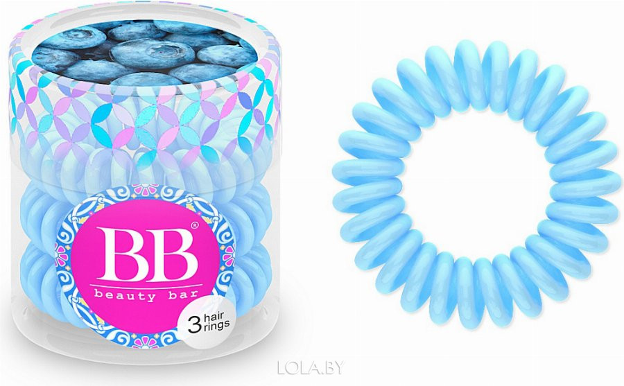 Набор резинок для волос Beauty Bar светло-голубой 3 шт