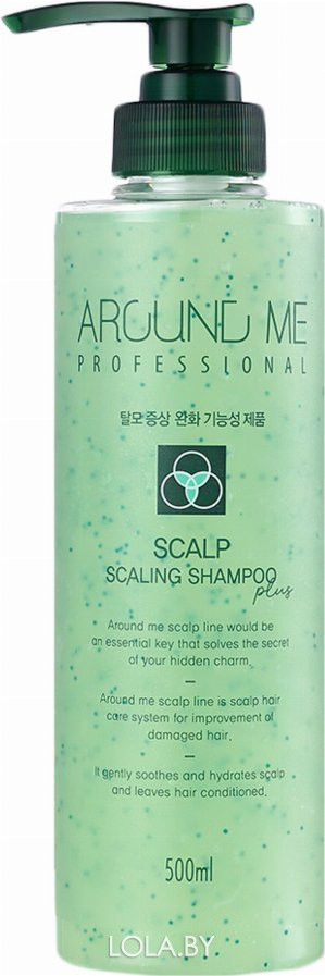 Шампунь-скраб для волос и кожи головы Welcos Around Me Scalp Scaling Shampoo 500 мл