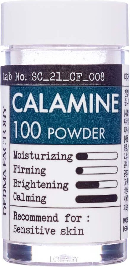 Косметический порошок каламина для ухода за кожей Derma Factory Calamine 100 powder 6 гр