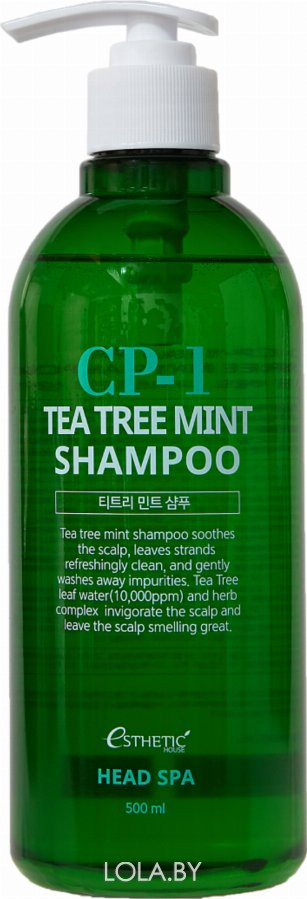 Шампунь для волос Esthetic House УСПОКАИВАЮЩИЙ CP-1 TEA TREE MINT SHAMPOO 500 мл