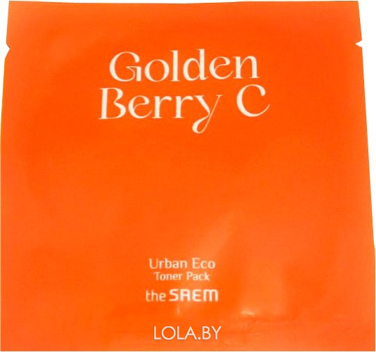 Пады The Saem пропитанные тонером с экстрактом физалиса Urban Eco Golden Berry C Toner Pack 1 шт