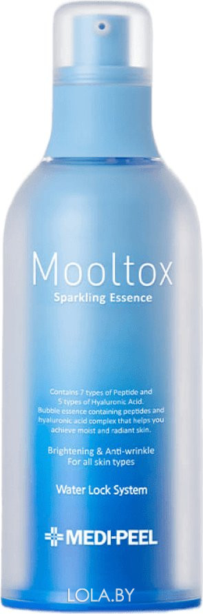 Кислородная аква-эссенция Medi-Peel для интенсивного увлажнения Aqua Mooltox Sparkling Essence 100 мл