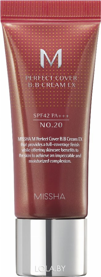 BB-крем MISSHA M Perfect Cover BB Cream EX SPF42/PA+++ (No.20) 20мл BB-крем MISSHA M Perfect Cover BB Cream EX SPF42/PA+++ (No.20) 20мл