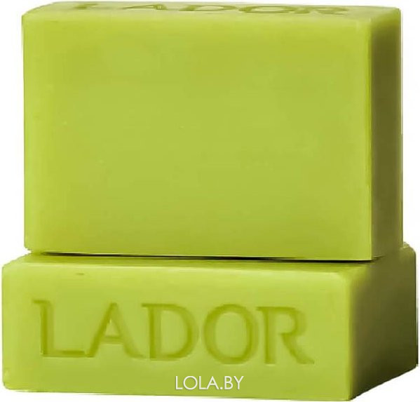 Органический твёрдый шампунь Lador для волос WASABI SHAMPOO BAR 115 гр