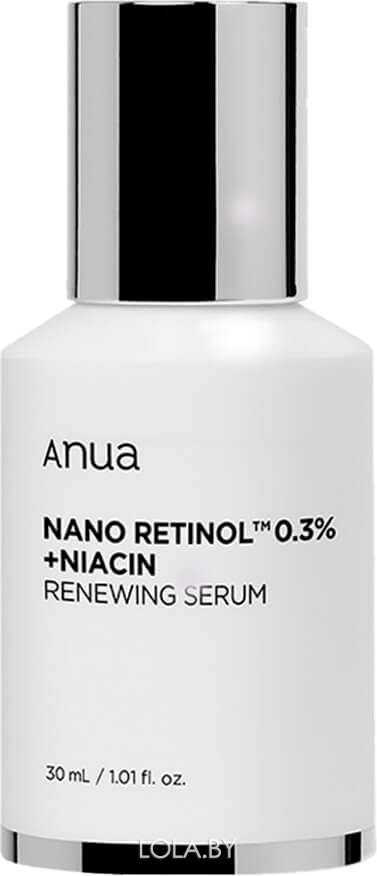 Cыворотка ANUA с ретинолом и ниацинамидом Nano Retinol 0,3%+Niacin Renewing Serum 30 мл