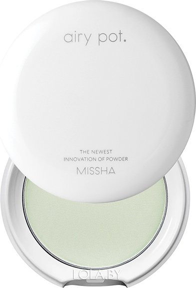 Компактная пудра для лица  MISSHA Airy Pot Pressed Powder Mint 5г