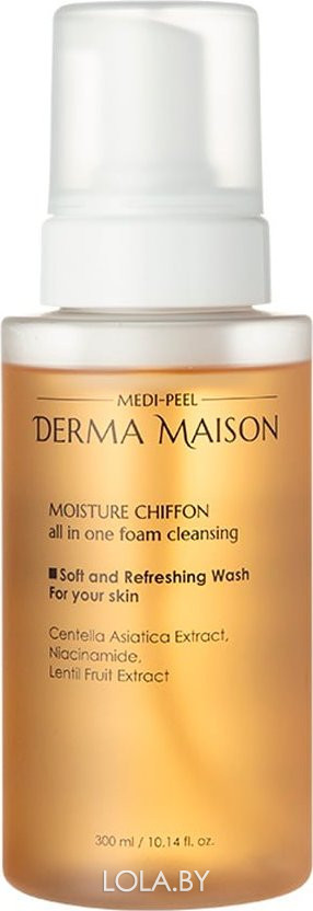 Шифоновая очищающая пенка Medi-Peel Derma Maison Moisture Chiffon Foam Cleanser 300 мл