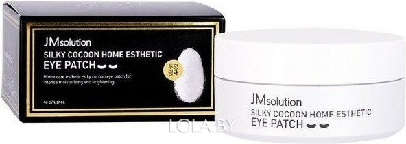 Гидрогелевые патчи с экстрактом шёлка JMsolution Black Cocoon Home Esthetic Eye Patch 90 гр