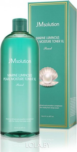 Увлажняющий тоник для лица JMsolution Marine Luminous Pearl Moisture Toner XL Pearl 600 мл