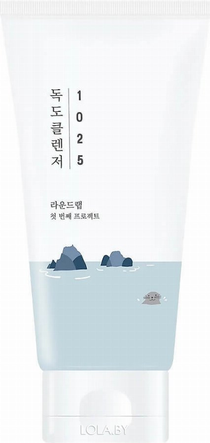 Увлажняющая очищающая пенка для лица Round Lab 1025 DOKDO CLEANSER 150 мл