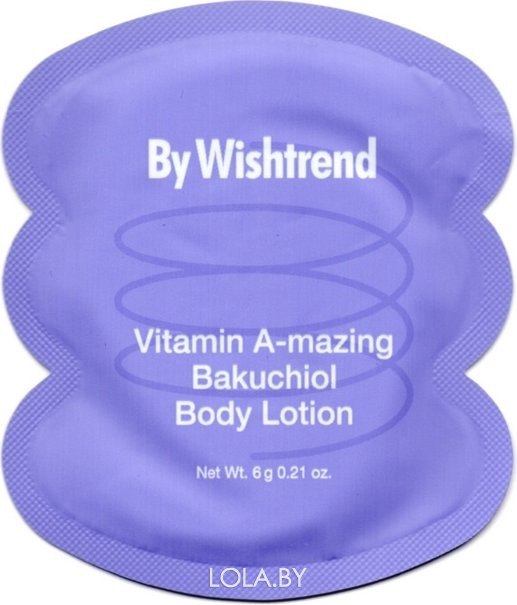 ПРОБНИК Лосьон для тела By Wishtrend с ретинолом и бакучиолом - Vitamin a-mazing bakuchiol body lotion 6г