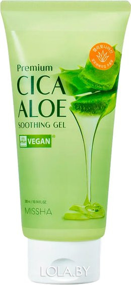 Успокаивающий гель MISSHA   для тела Premium Cica  Aloe Soothing Gel 300мл dghd