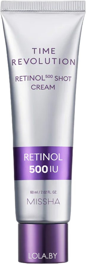 Антивозрастной крем для лица MISSHA Time Revolution Retinol 500 Shot Cream 60мл Антивозрастной крем для лица MISSHA Time Revolution Retinol 500 Shot Cream 60мл