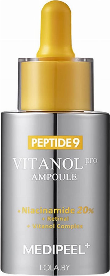 Лифтинг-ампула Medi-Peel  с пептидами и 20% ниацинамида Peptide 9 Vitanol Ampoule PRO 50 мл