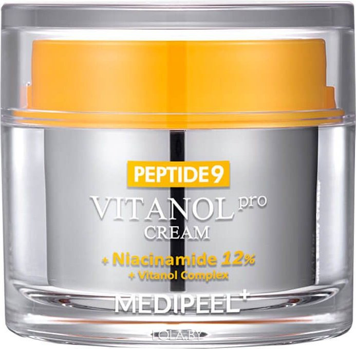 Лифтинг-крем Medi-Peel  с пептидами и 12% ниацинамида для ровного тона Peptide9 Vitanol PRO Cream 50г